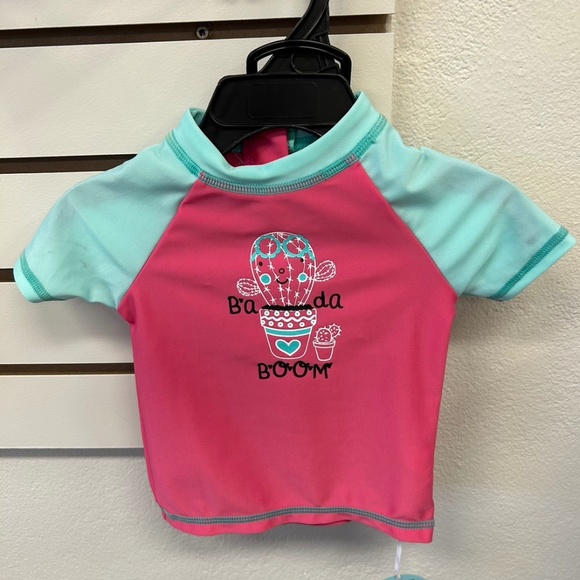 NWT BaDaboom Rashguard Set Cactus Print - Picture 1 of 3